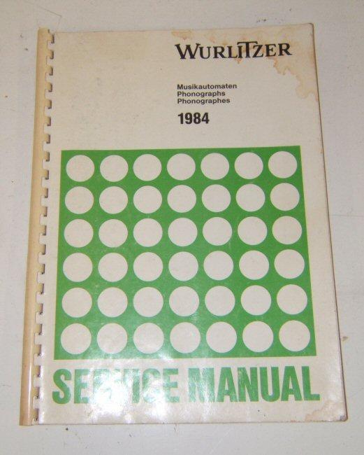 Wurlitzer 1984 Service Manual