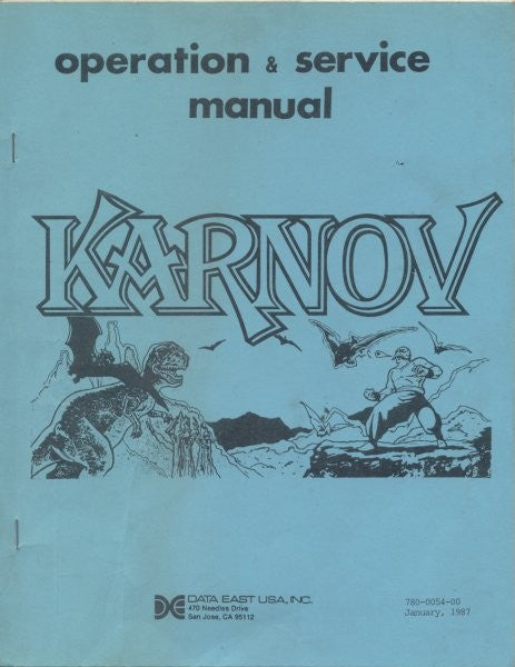 Karnov (Nintendo NES, 1988) Complete In Box CIB w/ outlets Manual