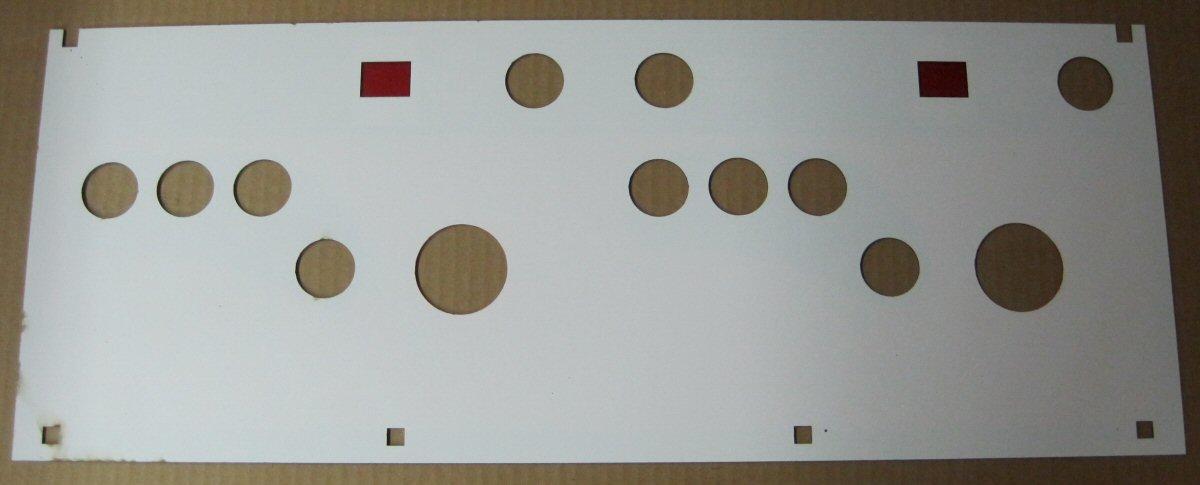Neo Geo MVS 2 / 4-Slot Control Panel Overlay