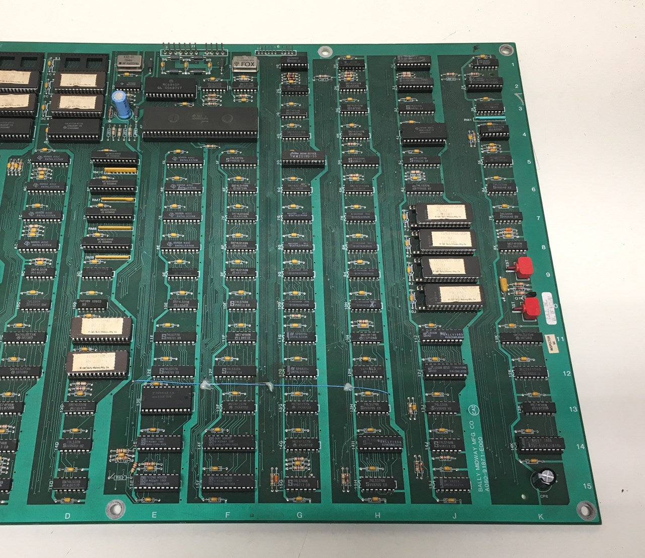 Xenophobe CPU Board, Not Working