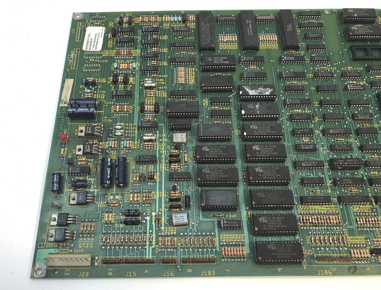 Paperboy CPU Board