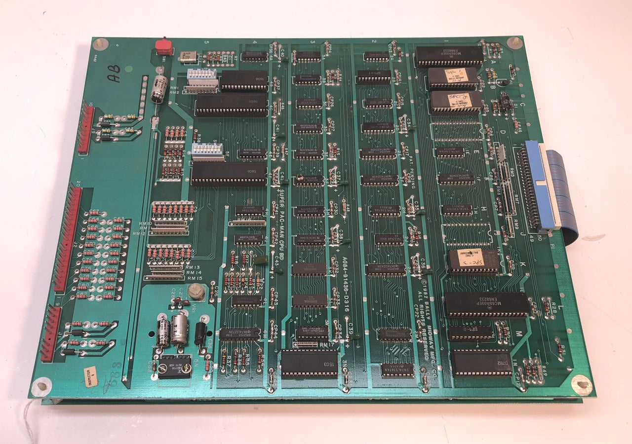 Super Pac-Man PCB, Working