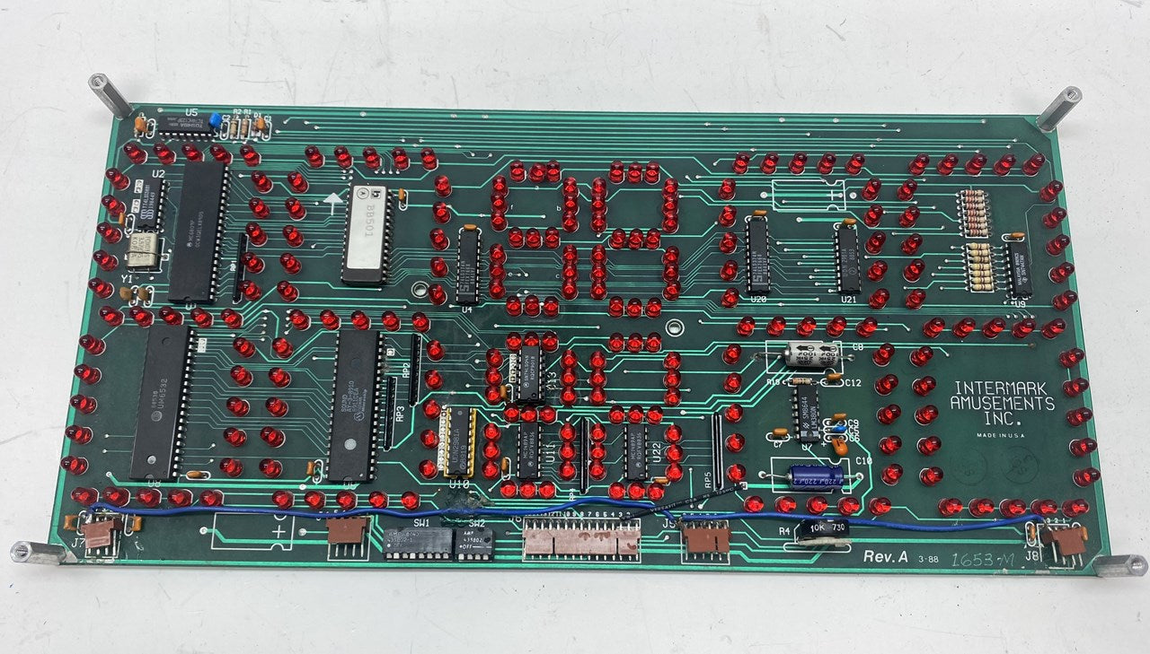 Intermark Amusements Basketball Display PCB
