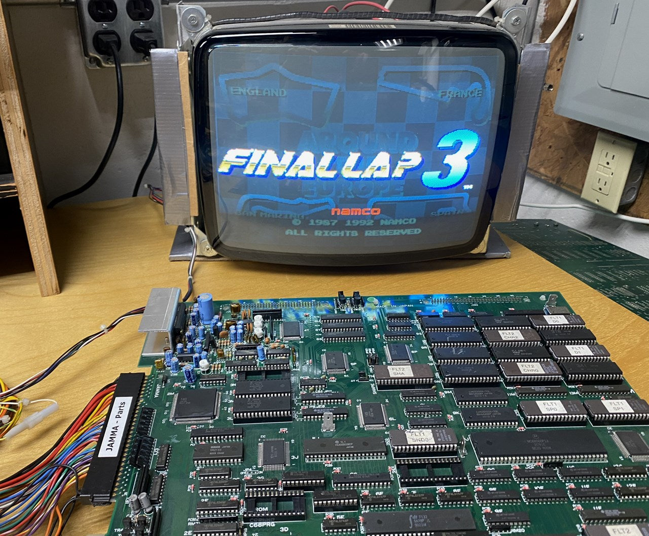 Final Lap 3 Circuit Board, Works