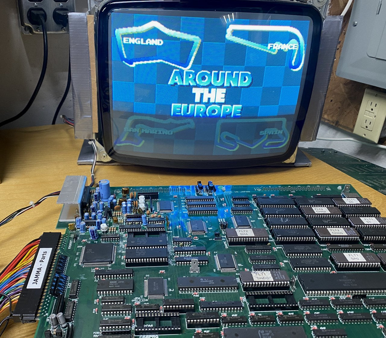 Final Lap 3 Circuit Board, Works