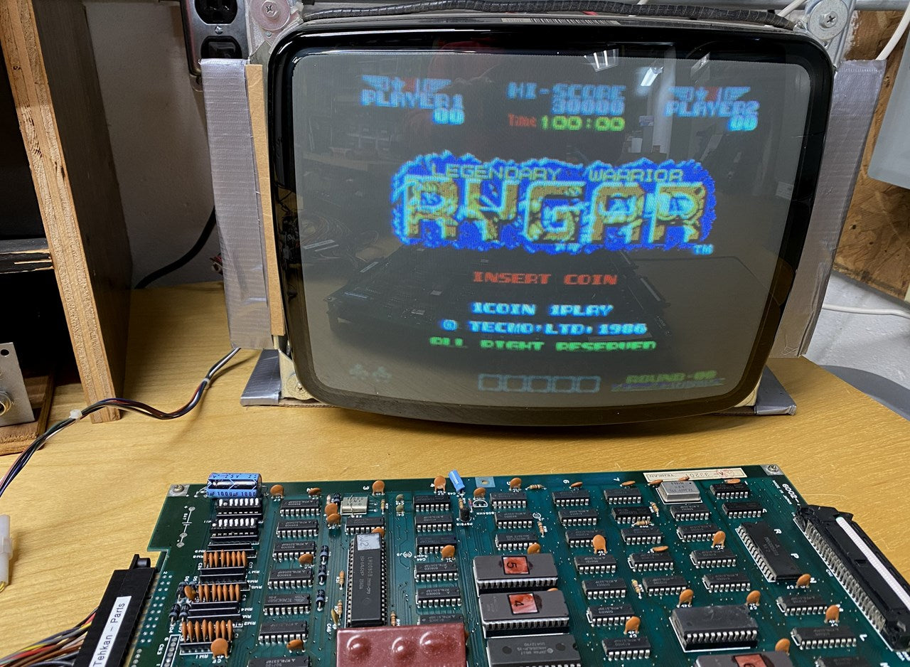 Rygar Circuit Board, Working