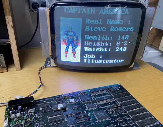 Captain America And The Avengers Circuit Board, Working