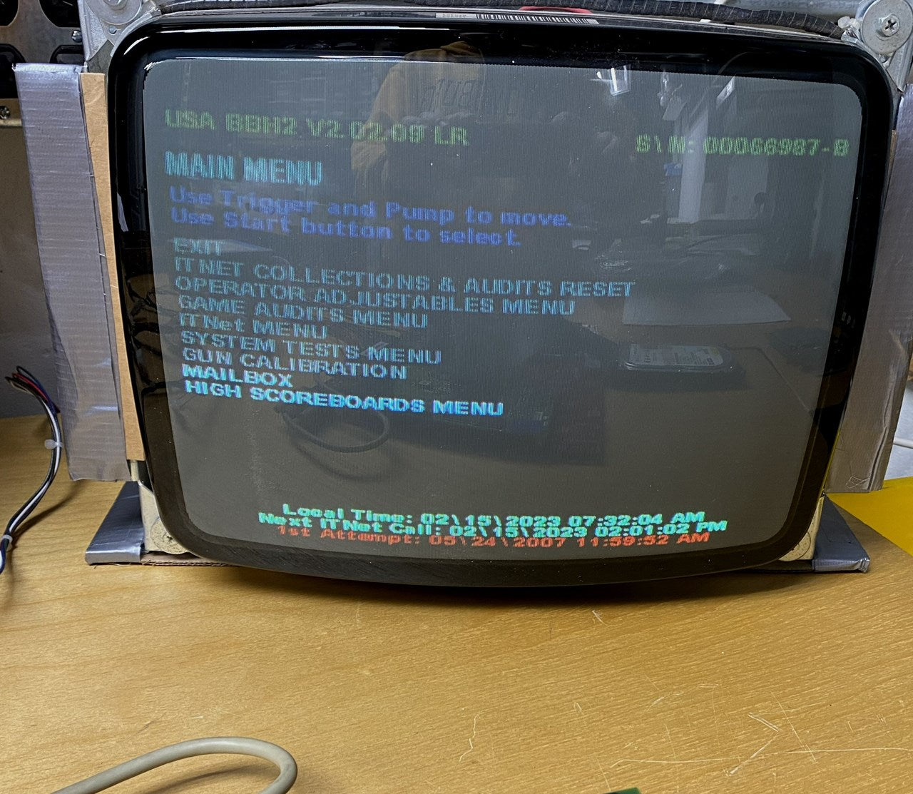 Big Buck Hunter II Circuit Board, Works (No Hard Drive)