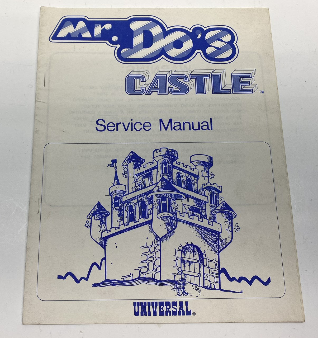 Mr. Do!'s Castle Arcade Manual (Castle Cover)
