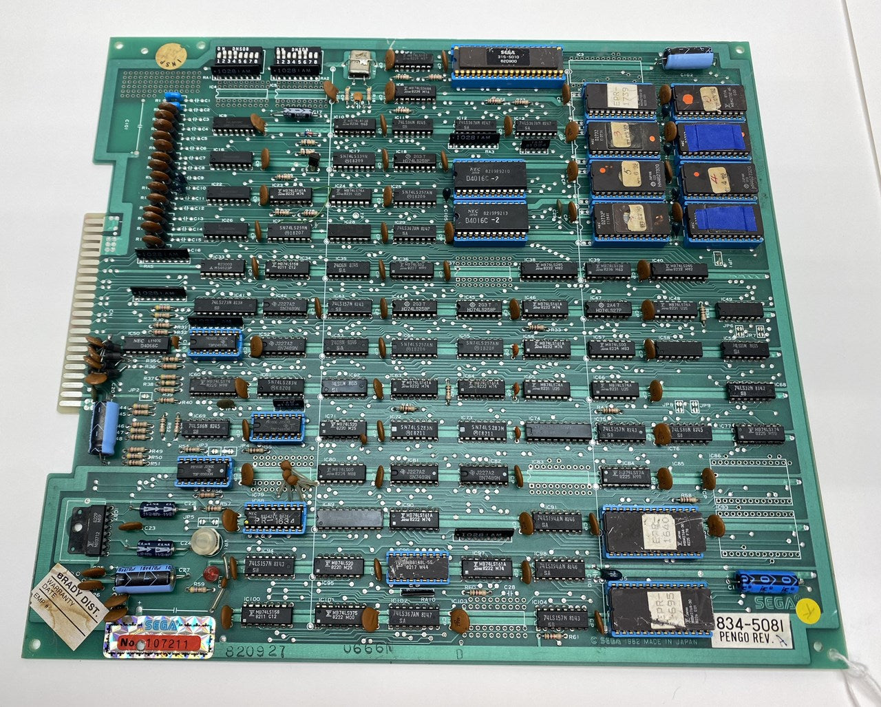 Pengo Arcade PCB, Works