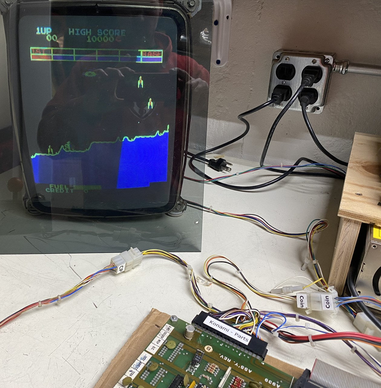 Scramble Arcade Board, Works