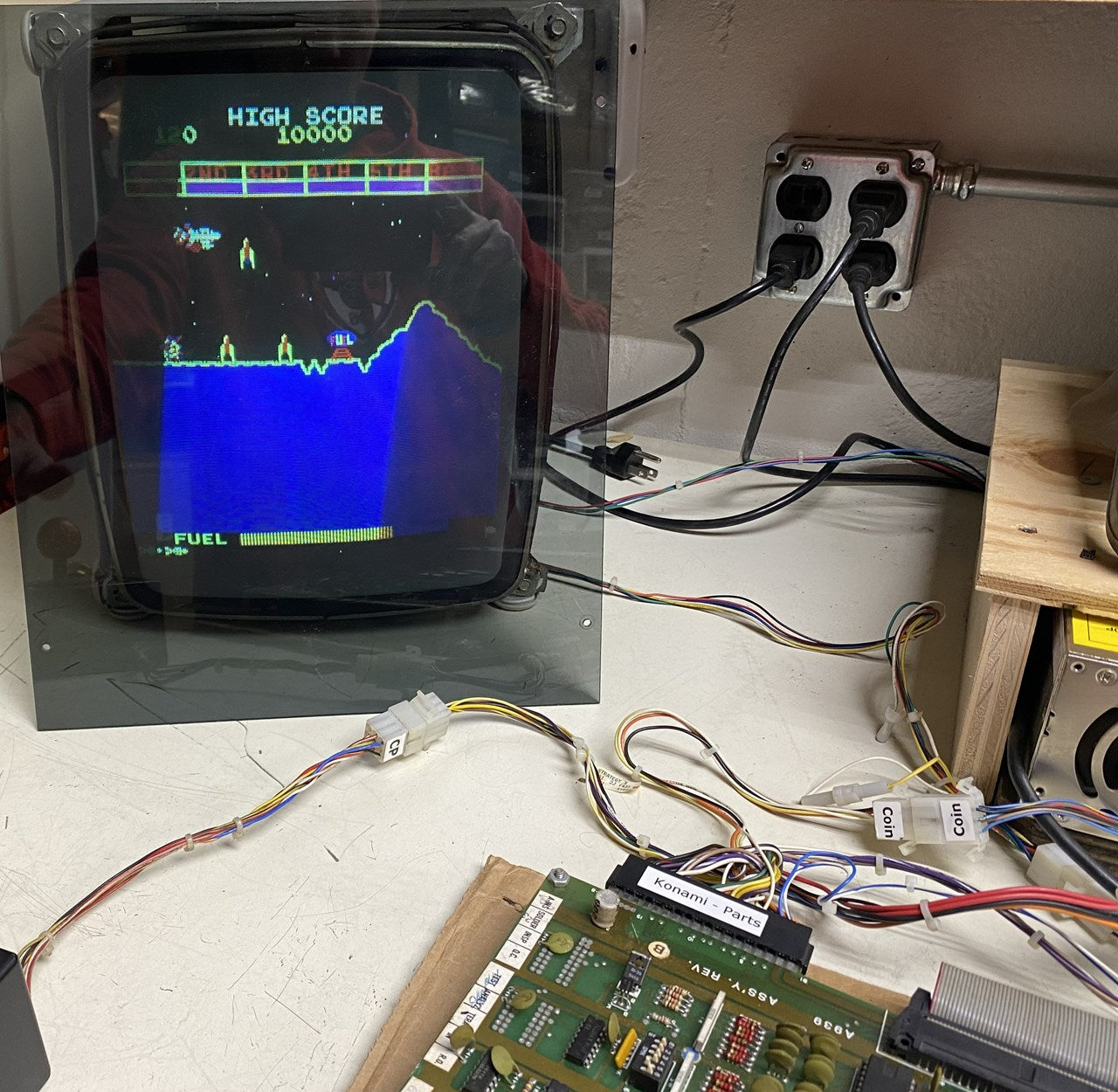 Scramble Arcade Board, Works