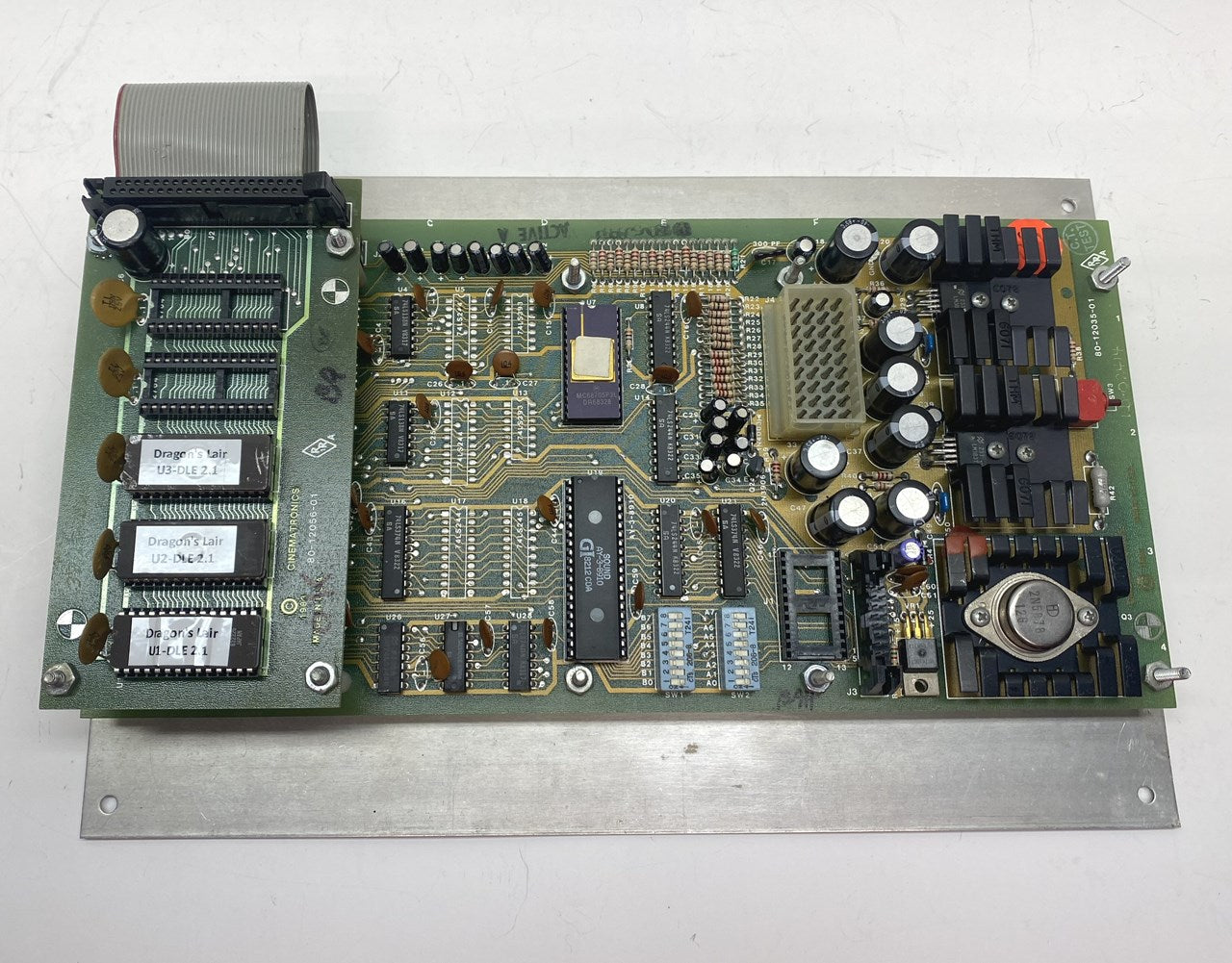 Dragon's Lair Circuit Board, Works