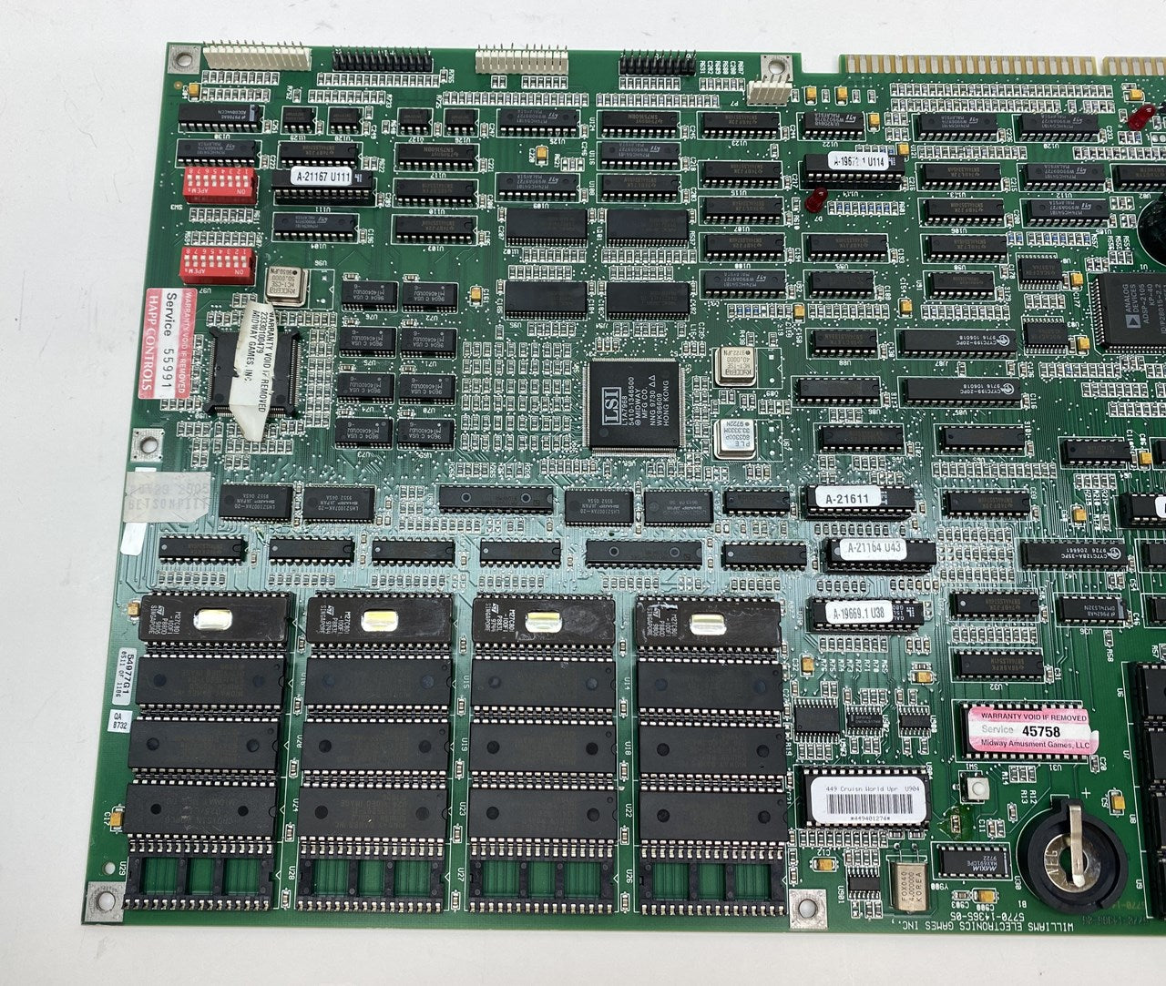 Cruis'n World Circuit Board, Not Working