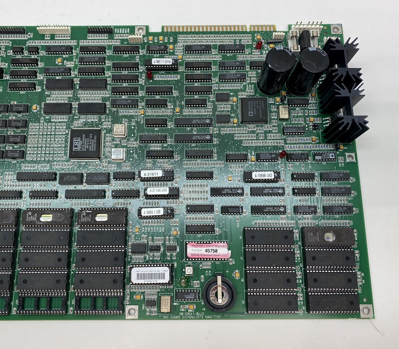 Cruis'n World Circuit Board, Not Working