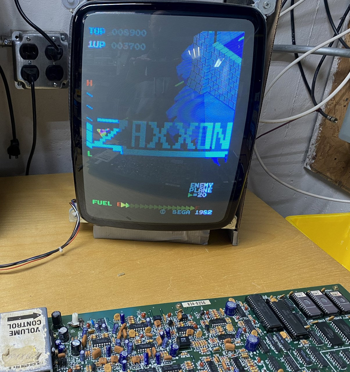 Zaxxon Circuit Board, Works