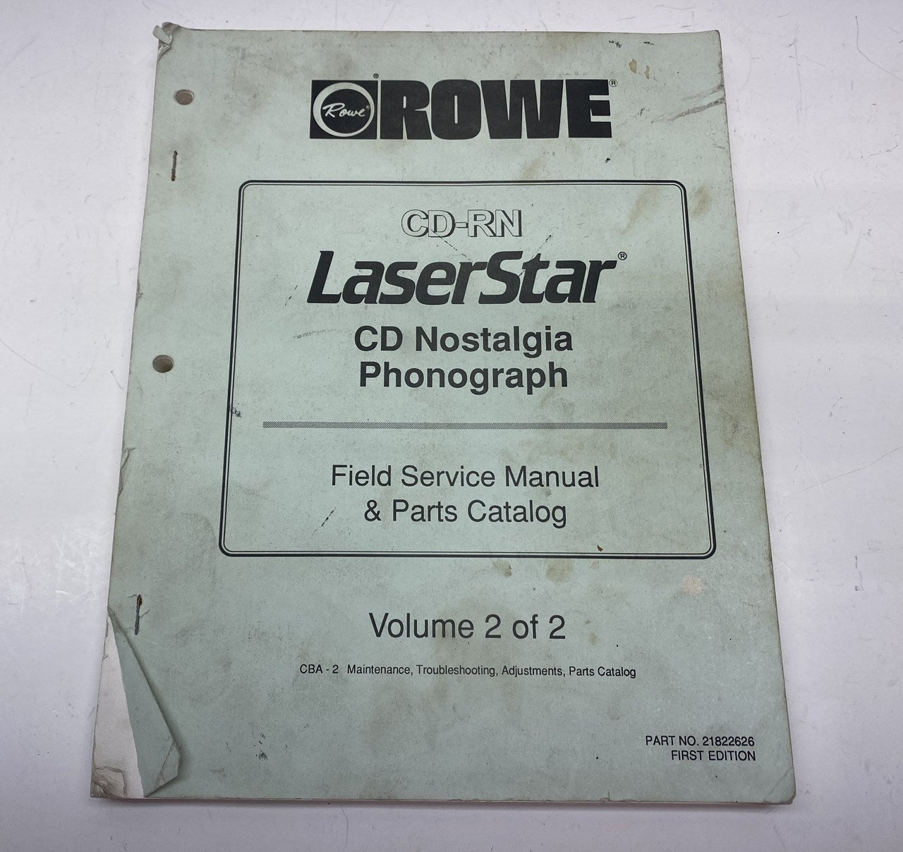 Rowe CD-RN LaserStar CD Nostalgia Manual 2 of 2