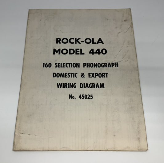 Rock-Ola 440 Schematics / Wiring Diagram