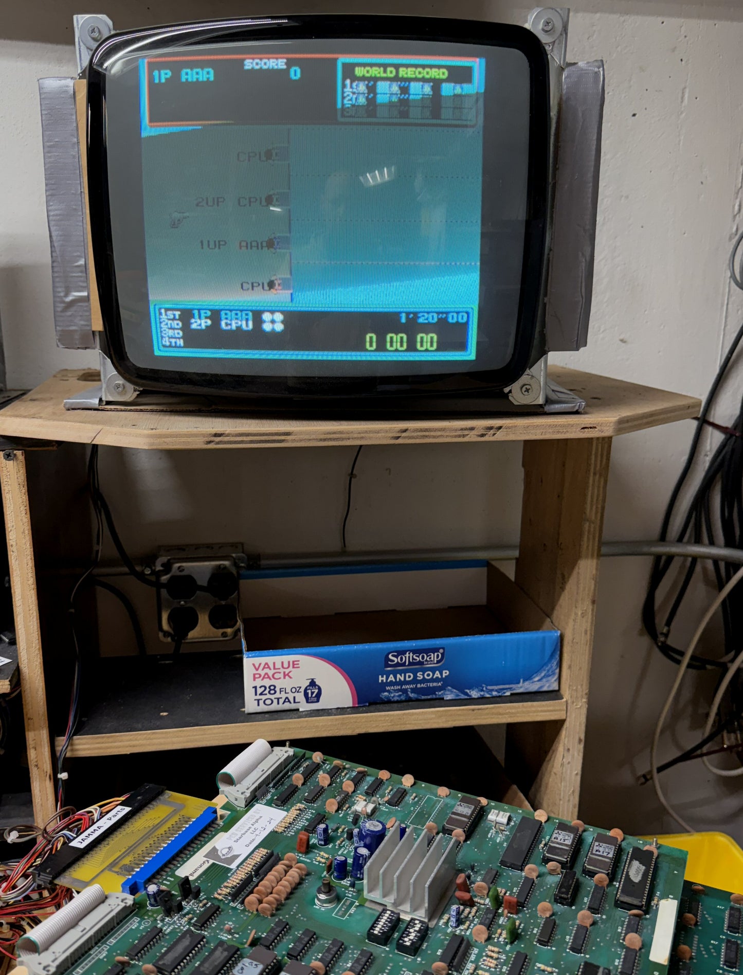 Hyper Sports Circuit Board, Works