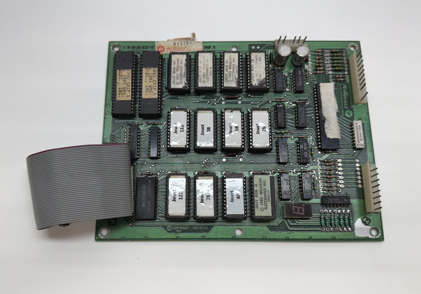 Joust Rom Circuit Board, Works