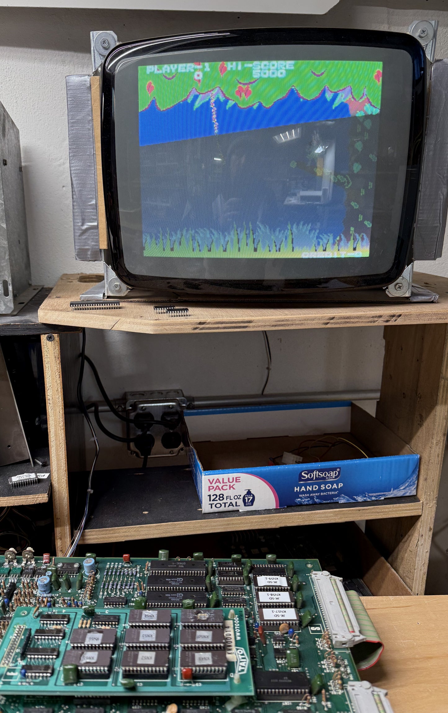 Jungle King Circuit Board, Working