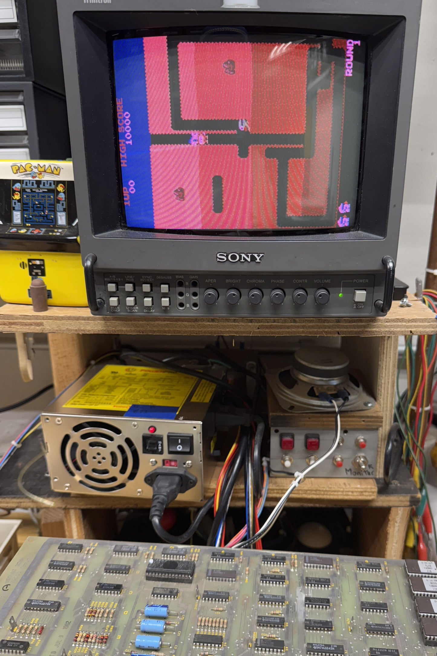 Dig Dug Circuit Board, Works