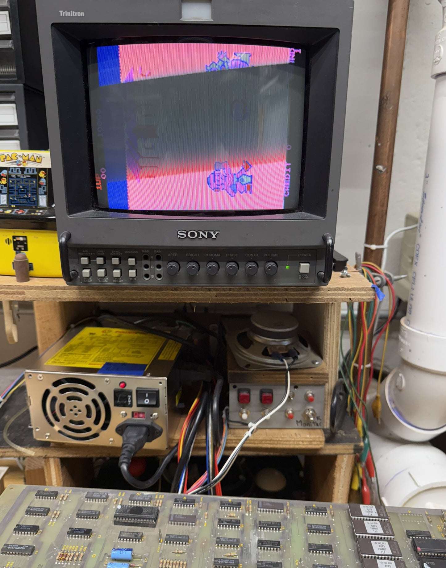 Dig Dug Circuit Board, Works