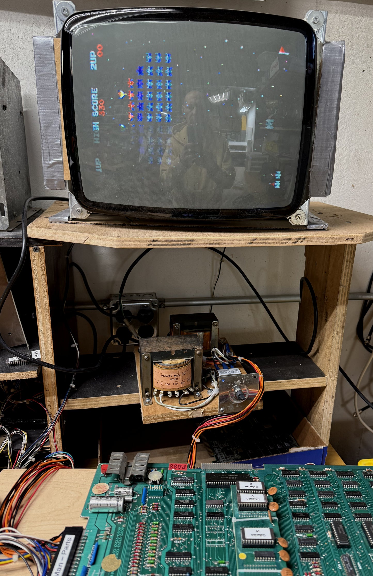 Galaxian Circuit Boardset, Working
