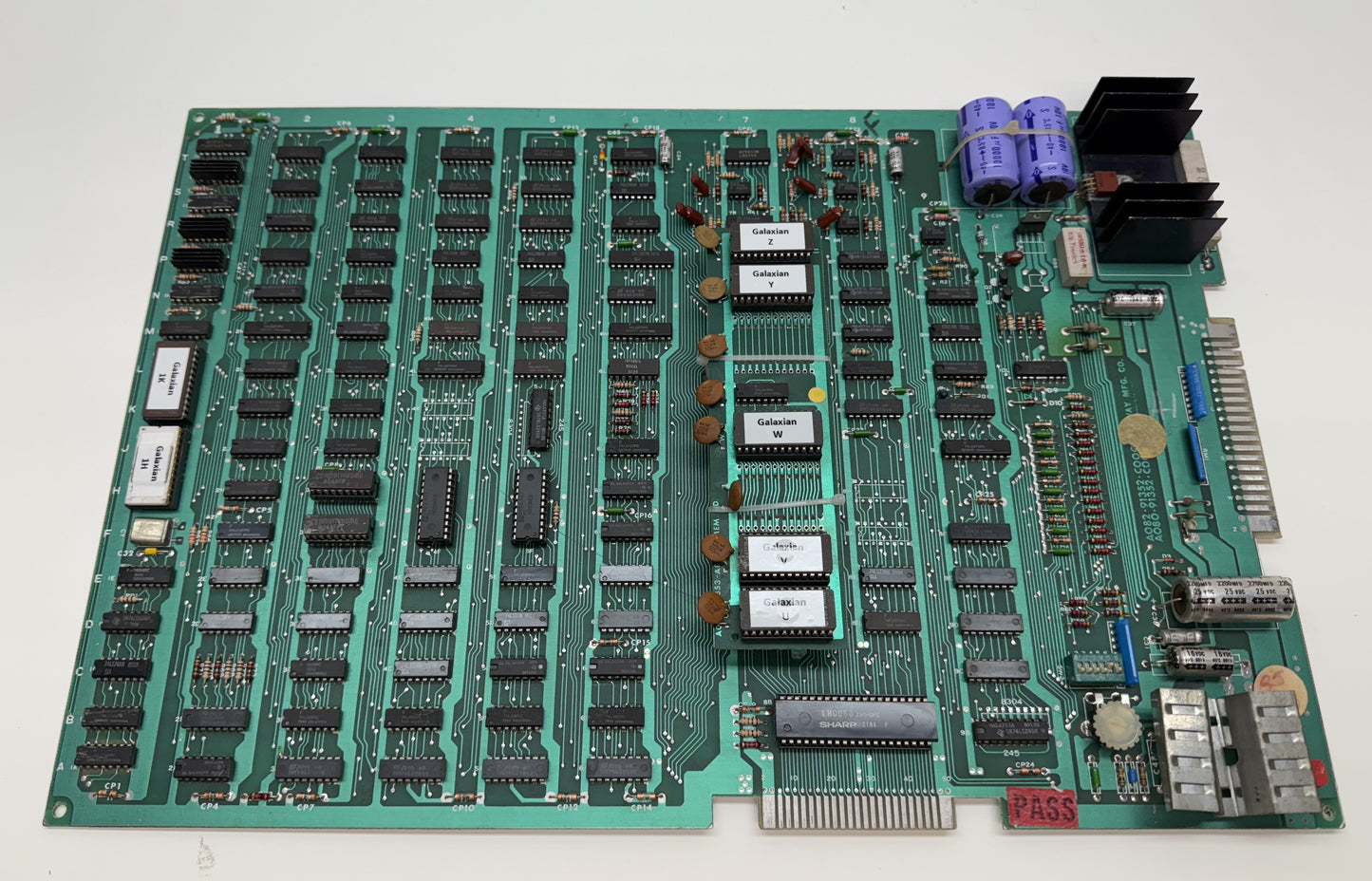Galaxian Circuit Boardset, Working
