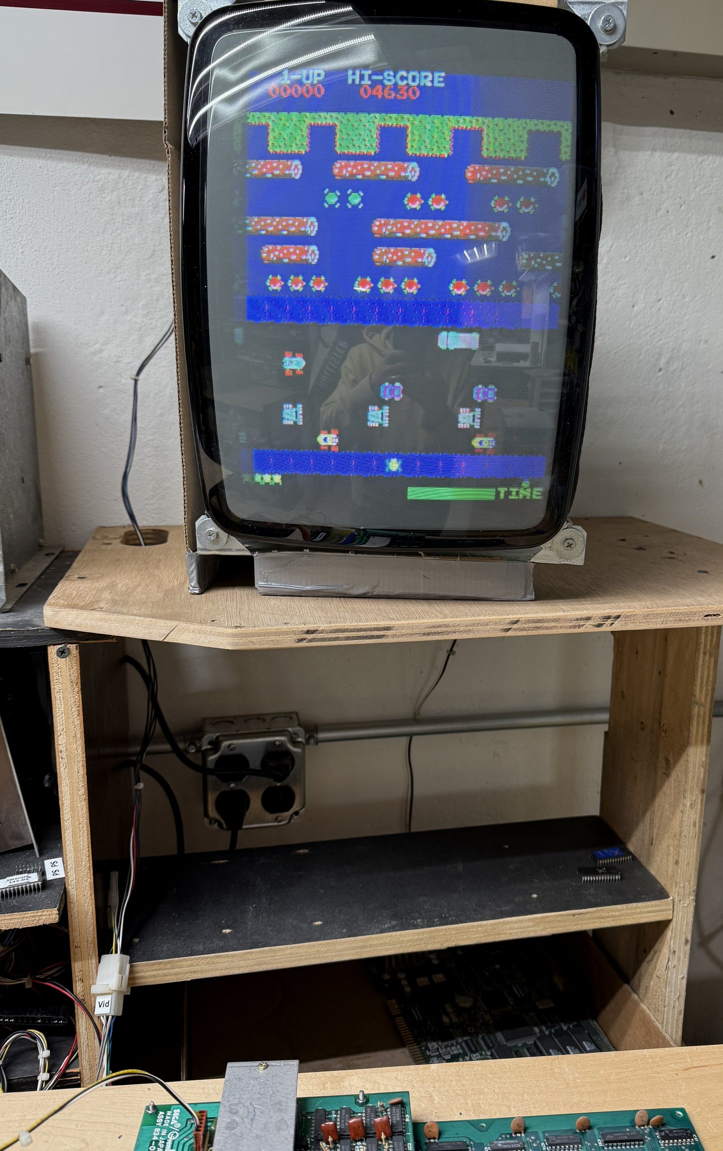 Frogger Circuit Board, Works