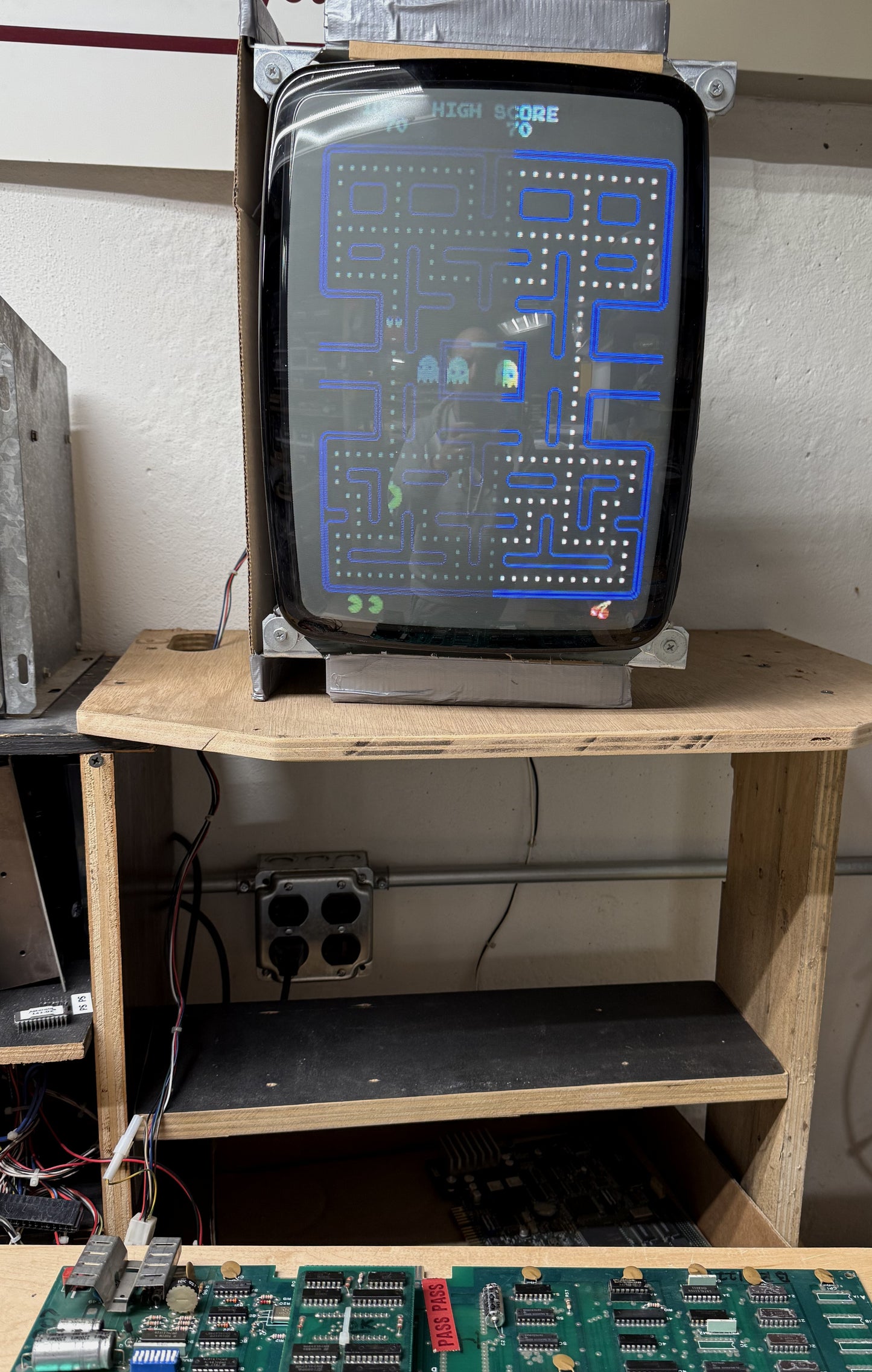 Pac-Man Circuit Board, Works