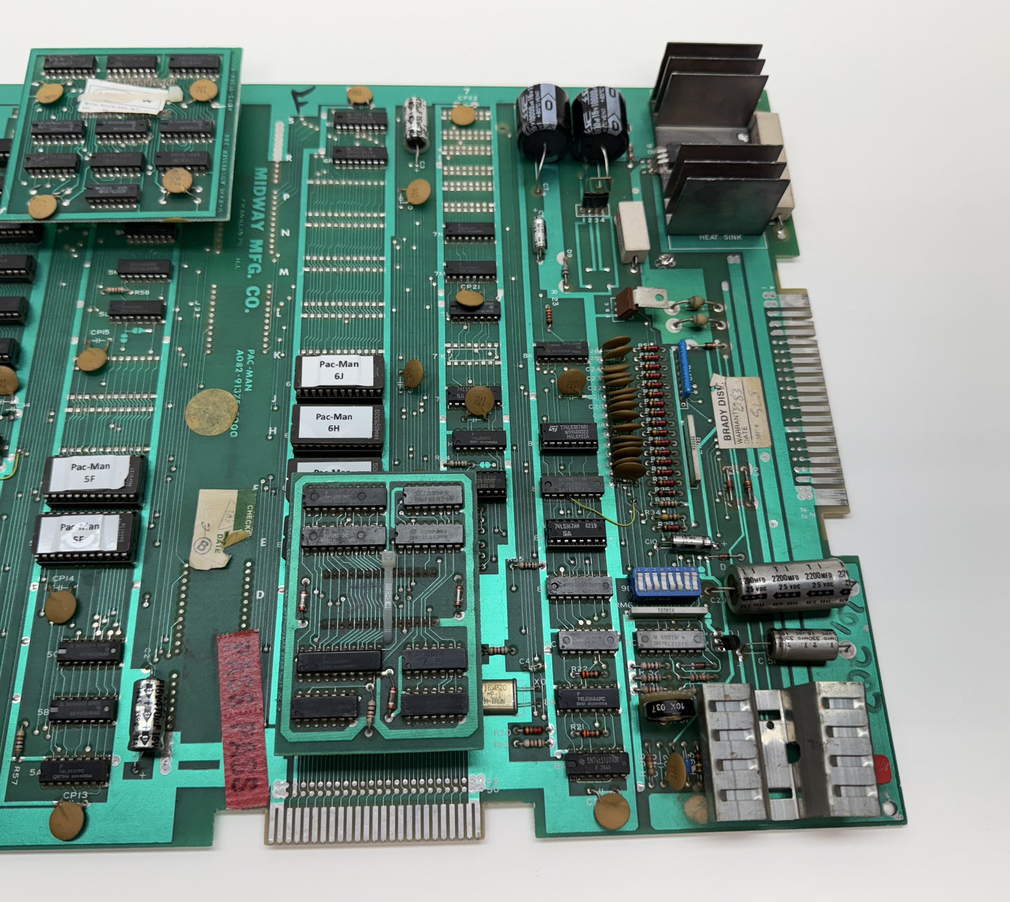 Pac-Man Circuit Board, Works