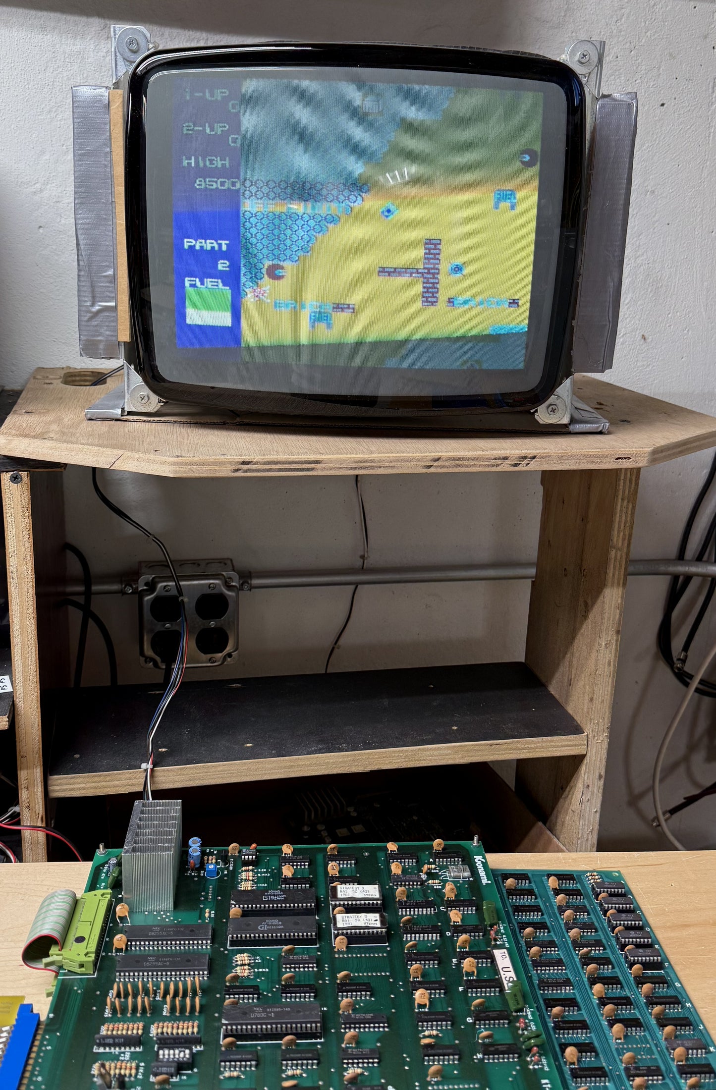 Strategy X Arcade PCB, Works