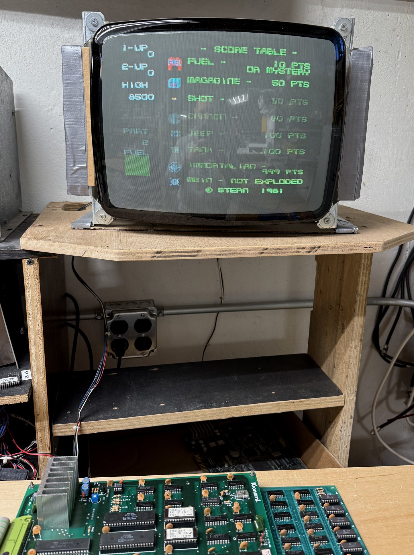 Strategy X Arcade PCB, Works