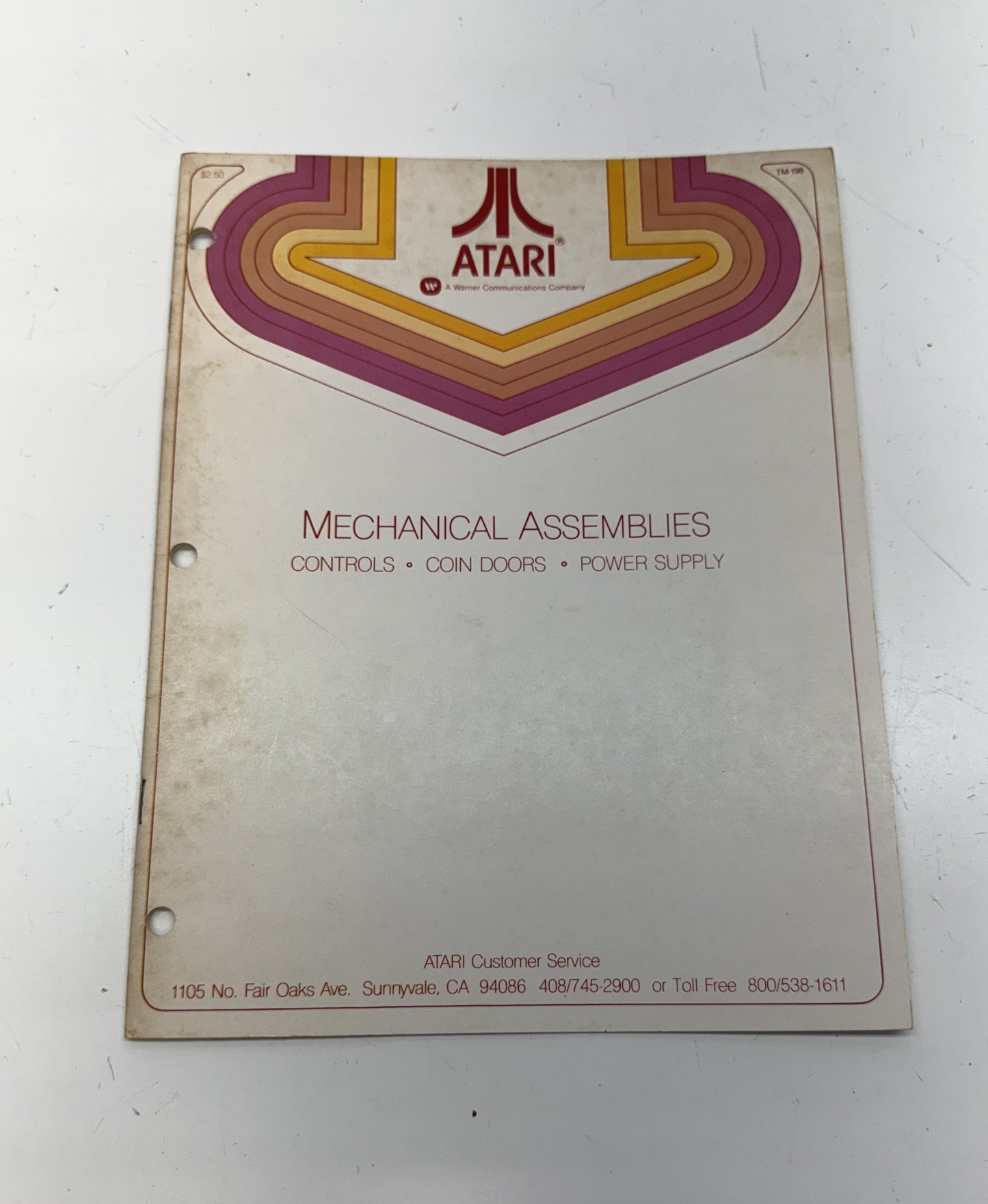 Atari Mechanical Assemblies Manual
