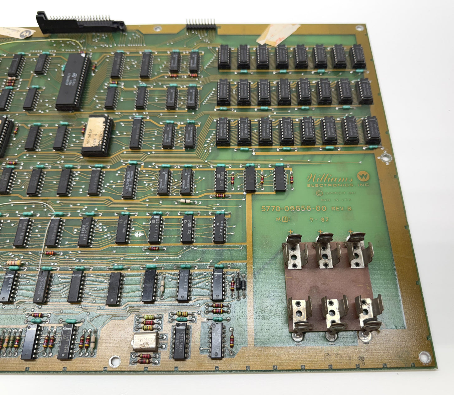 Williams CPU Board, Rev. B, Works, New Ram