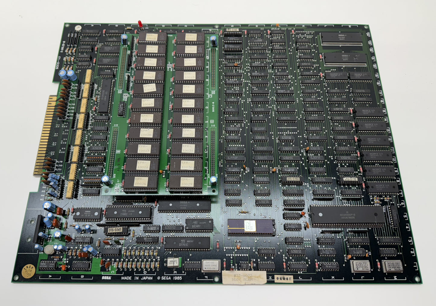 Body Slam Sega System 16 Board, Not Working