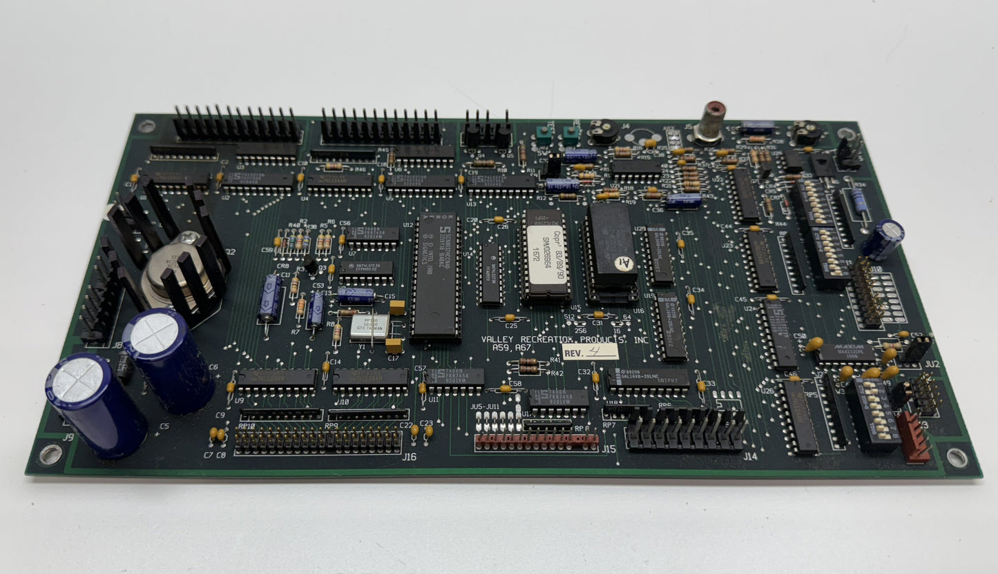 Valley Recreation Dart Machine Circuit Board (A59, A67)