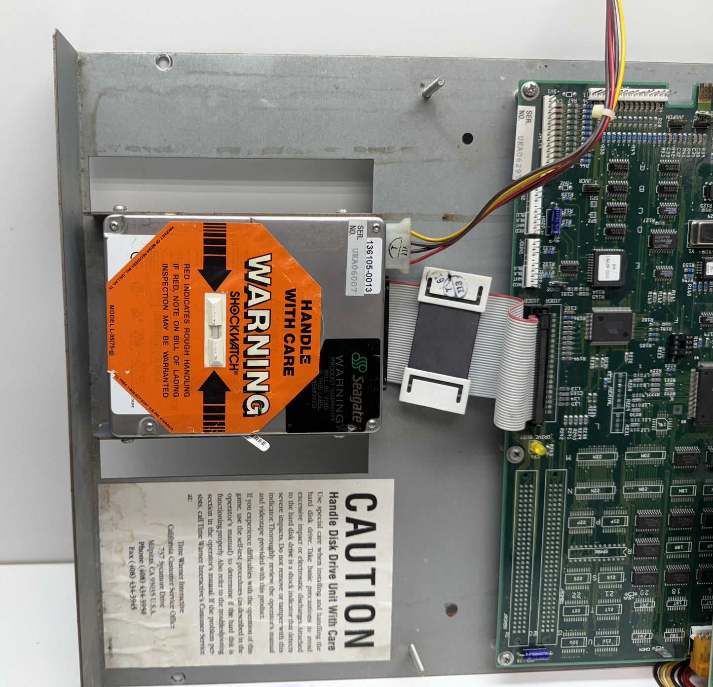 Area 51 Jamma Circuit Board, Working