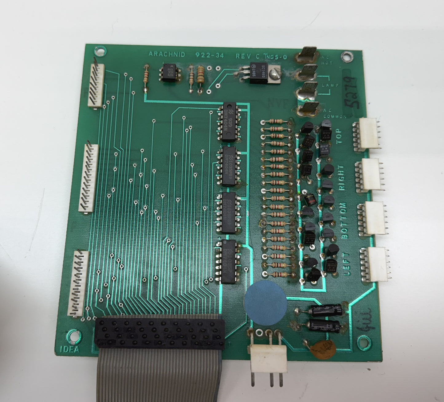 Arachnid Dart Target Interface Circuit Board (922-34)