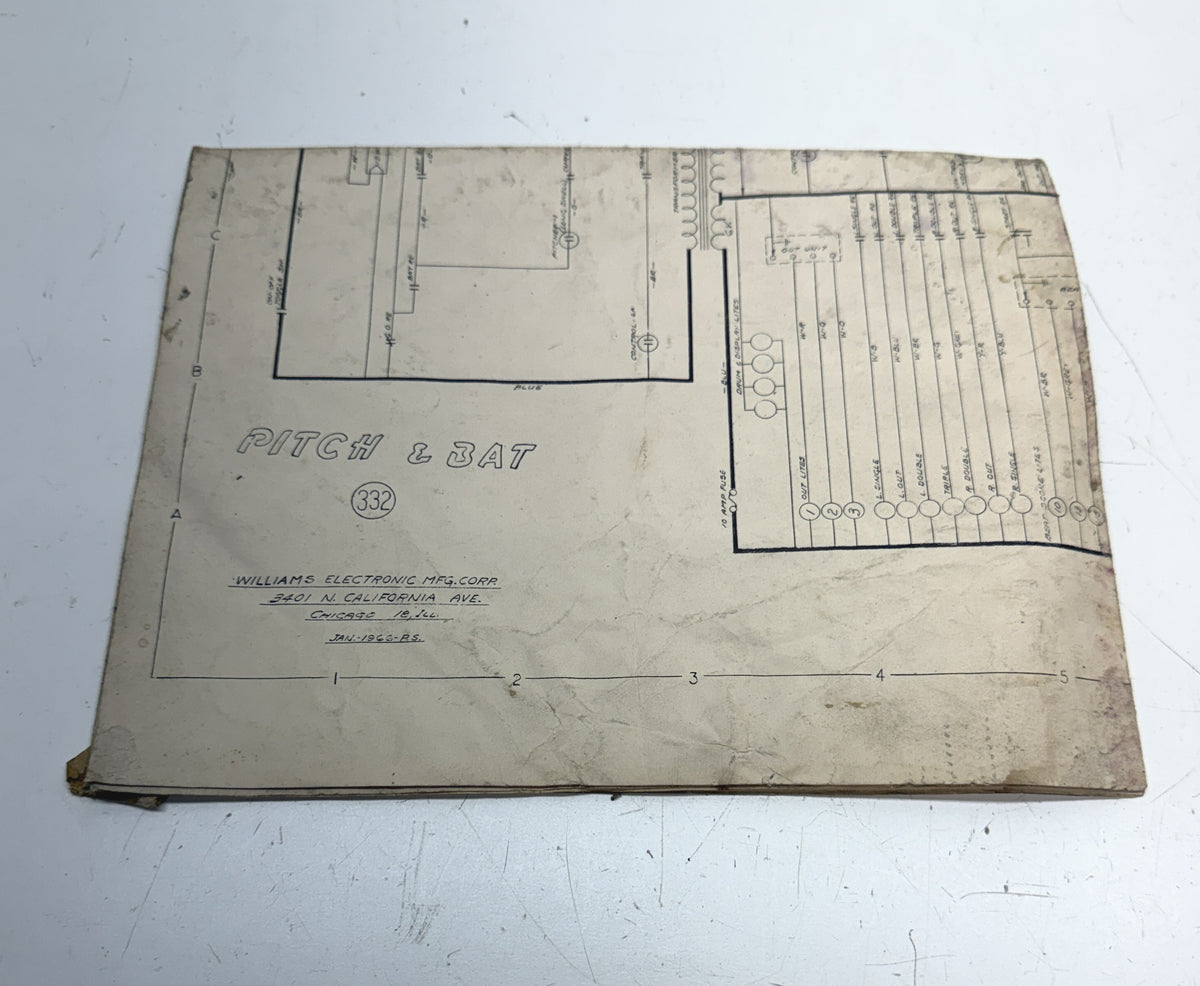 Pitch & Bat (Williams) Schematics