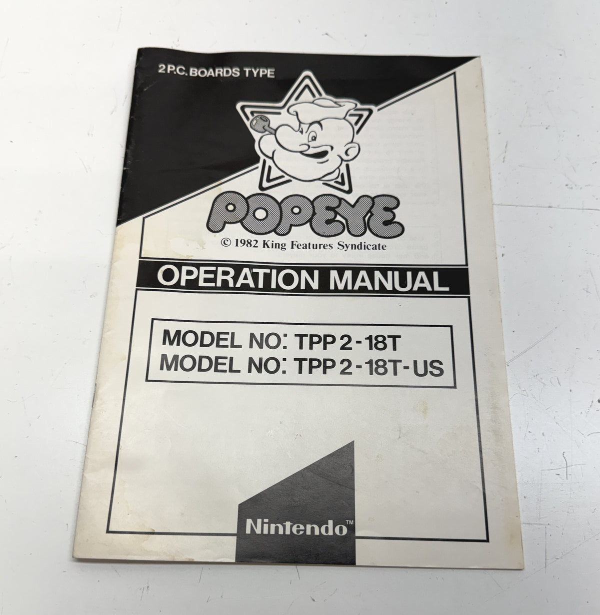 Popeye Table Top (Cocktail) Operation Manual