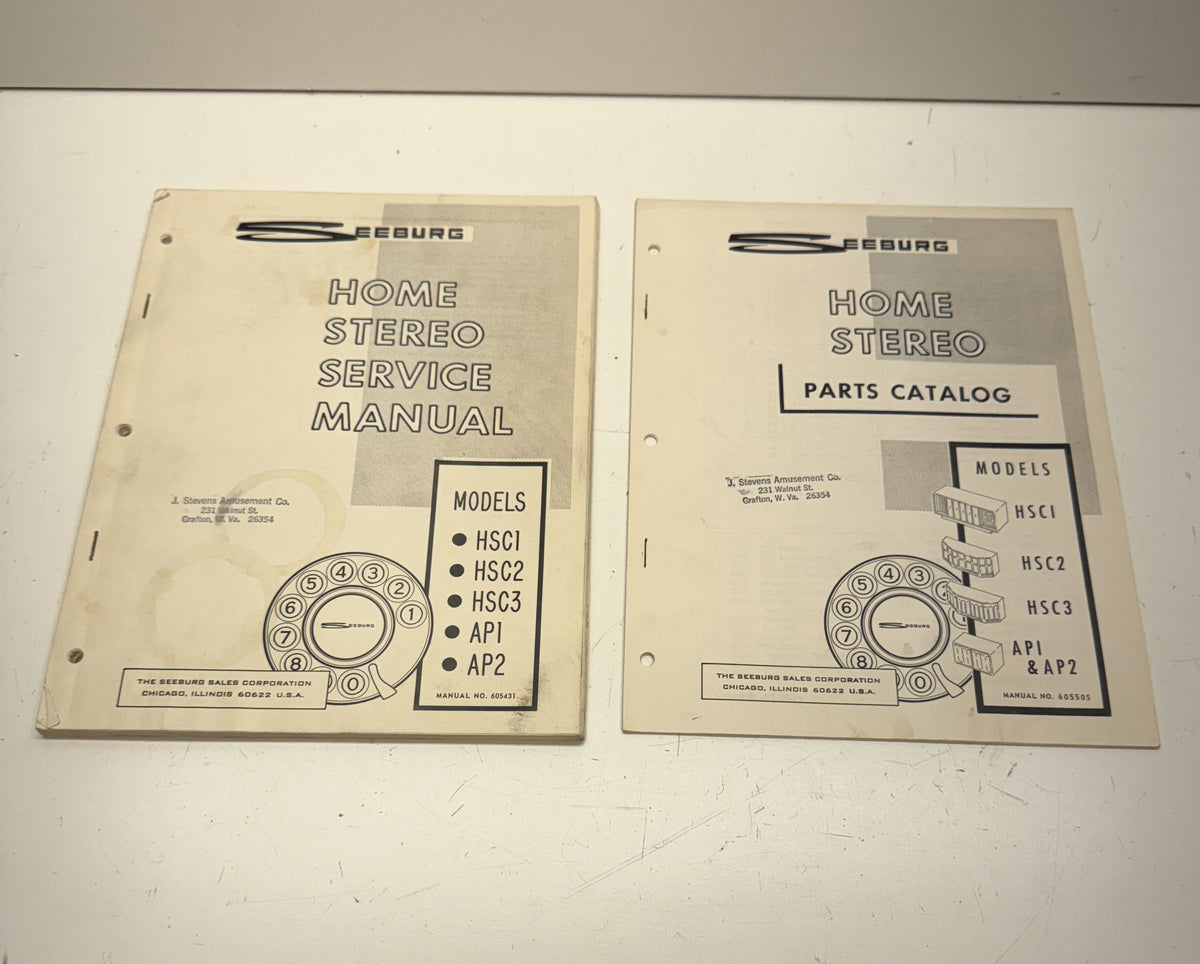 Seeburg Home Stereo Service Manual & Parts Catalog