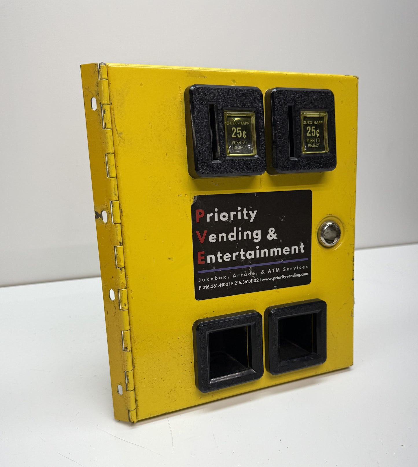 Yellow 2-Slot Coin Door
