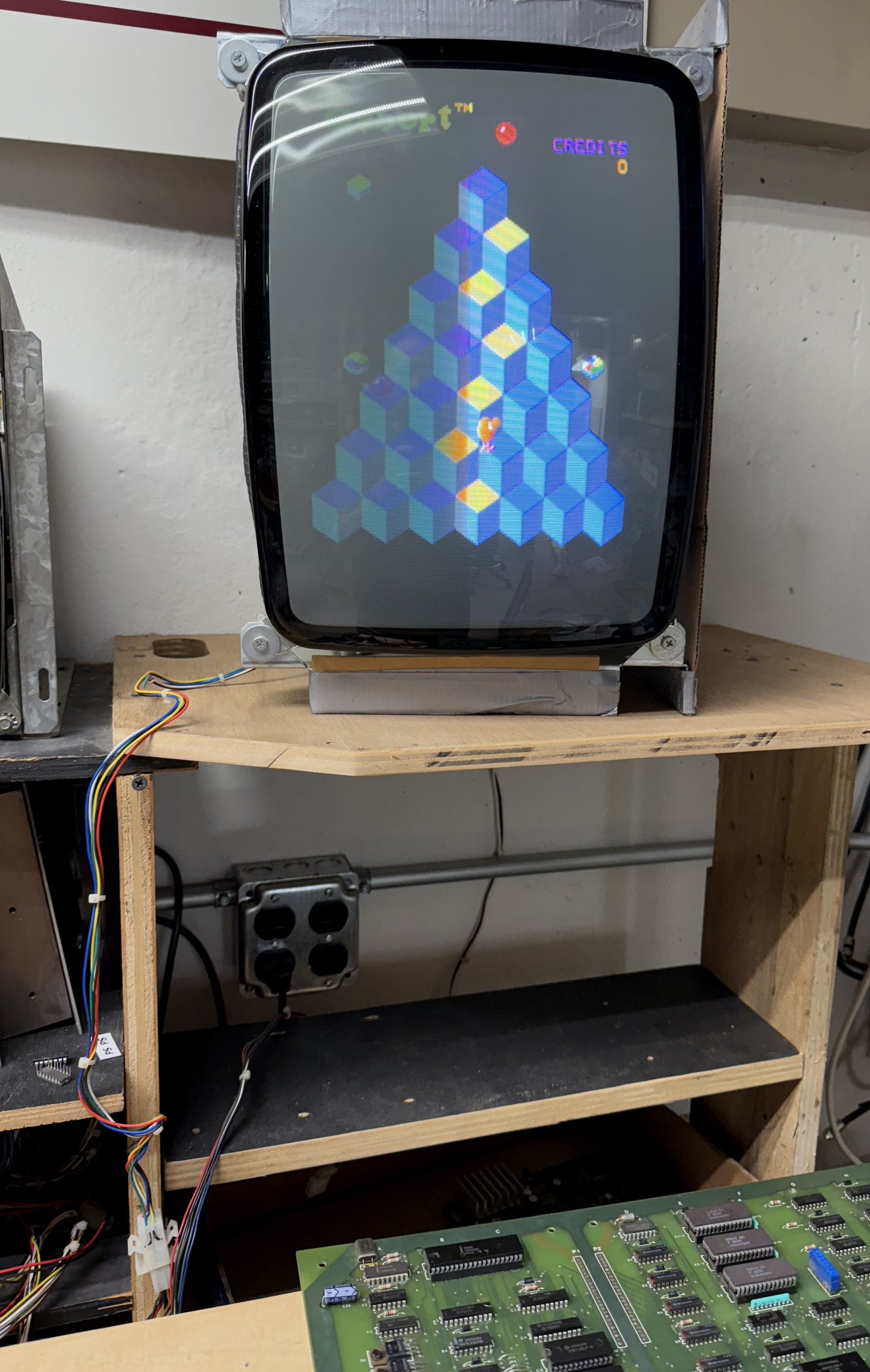 Q*bert CPU Board, Working