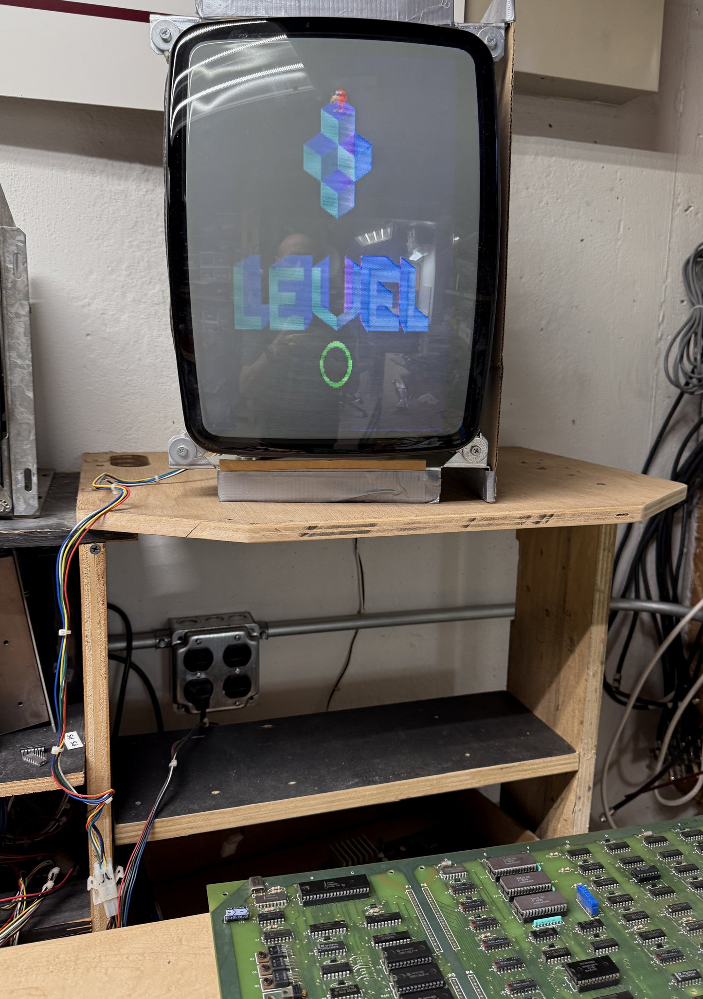 Q*bert CPU Board, Working