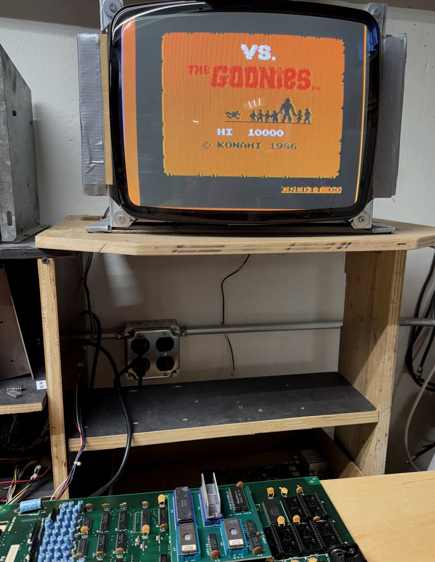 Vs. / Unisystem Goonies Circuit Board, Works