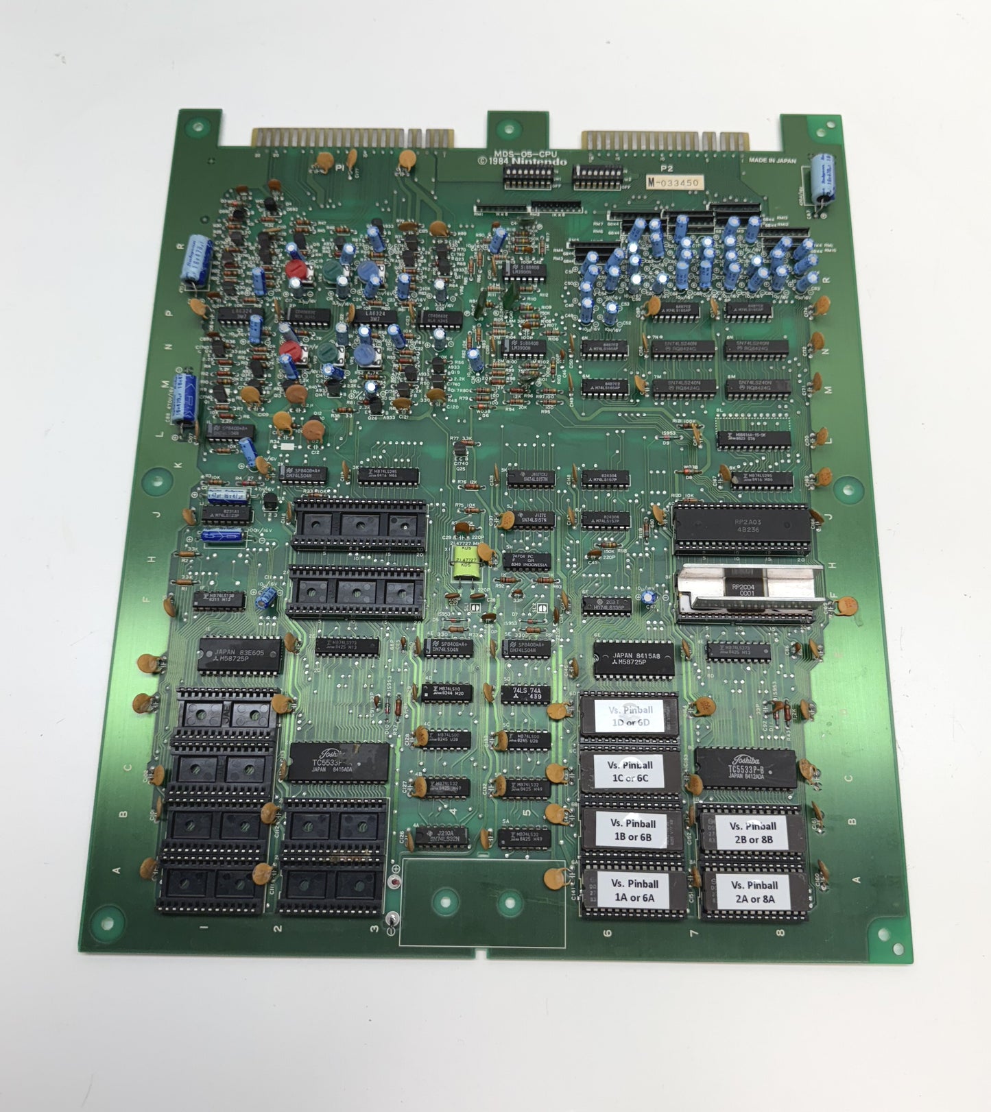 Vs. / Unisystem Pinball Circuit Board, Works
