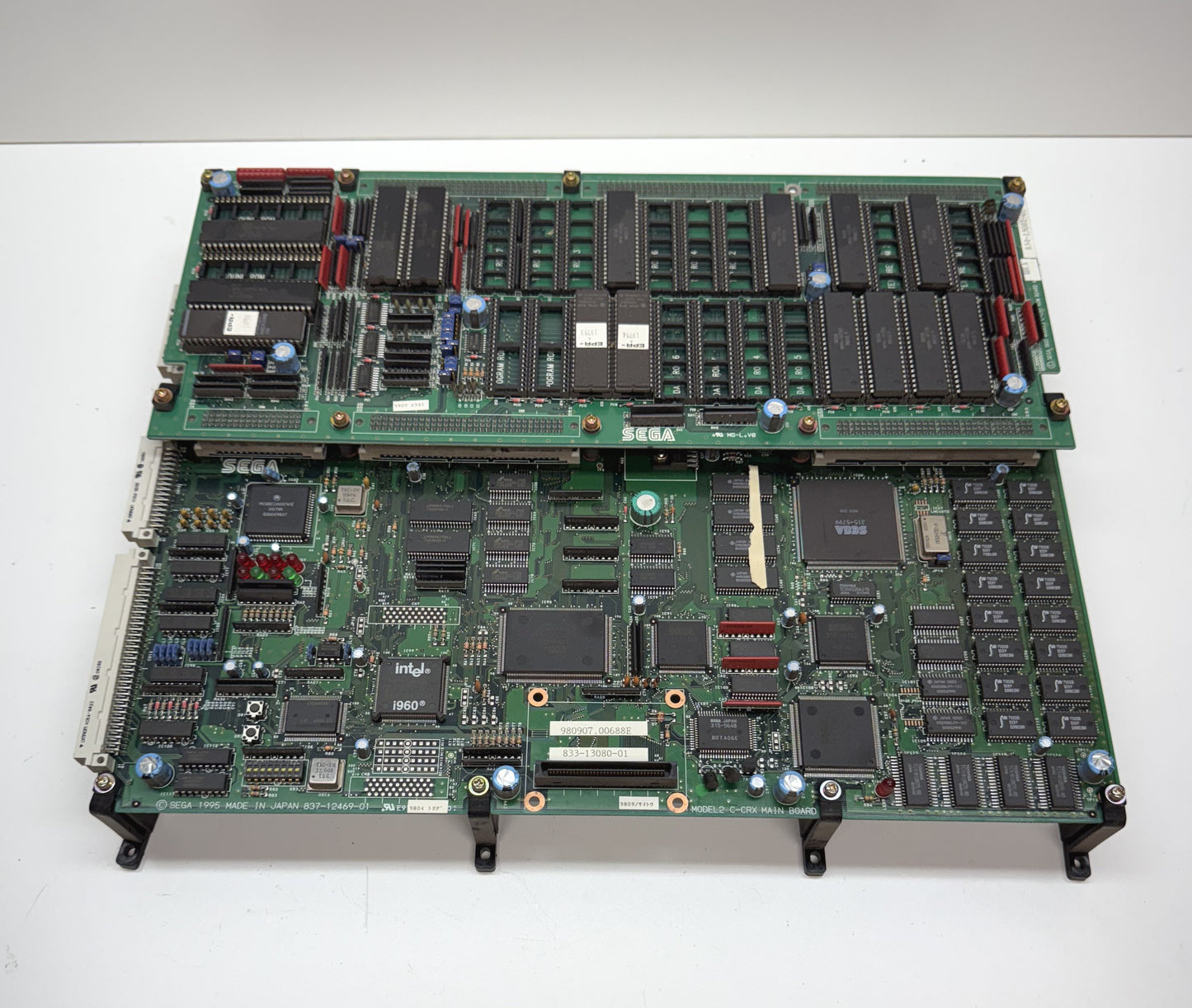 Top Skater PCB (Sega Model 2C CRX), Not working
