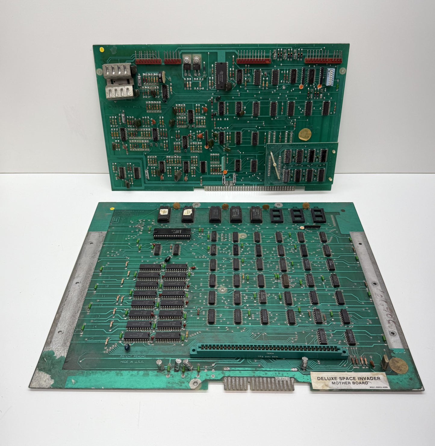 Space Invaders Deluxe PCB, Untested